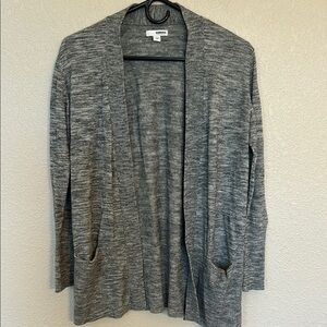 Sonoma Women's Gray Open Front Cardigan Sweater